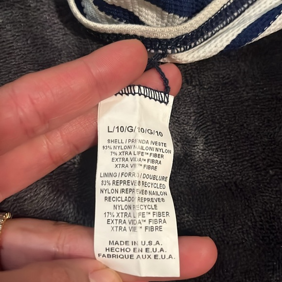 Blue striped Crop top - Picture 3 of 3